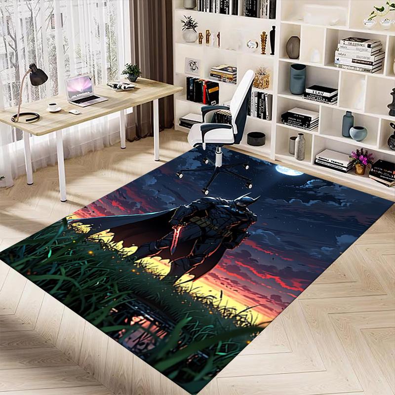 1pc Batman, Night Carpet, for Home & Office Decor, Desk Chair Carpet, Festive Gift,Conference Room CarpetL1160