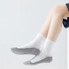 5 Pairs Children Socks 100% Cotton Black White Patchwork Colors Baby Girl Boy Sports School Tube Socks For 2-12 Years