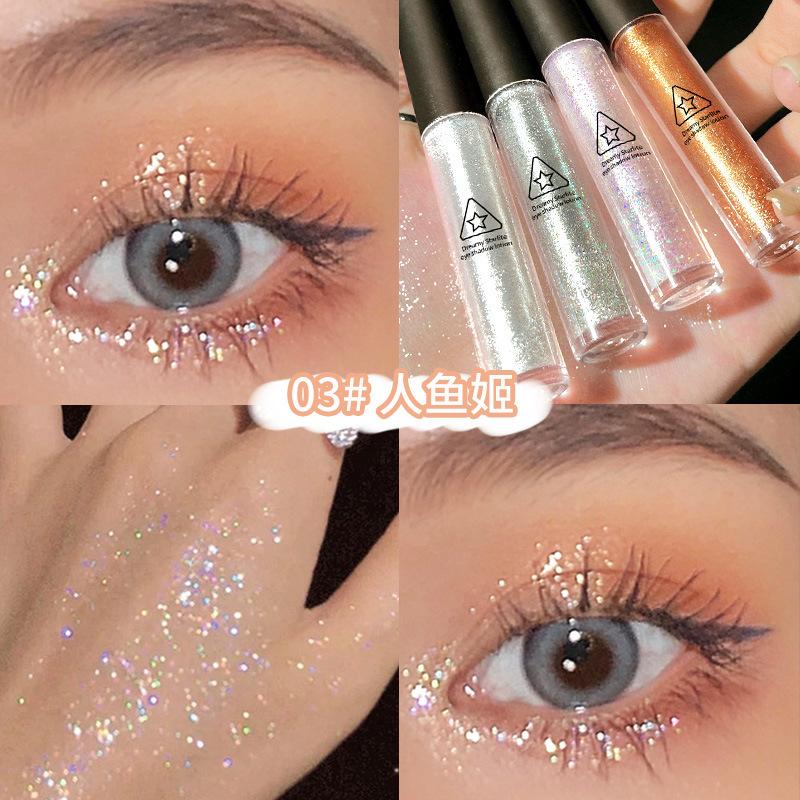 

Жидкие тени для век Star Diamond с мелким шиммером и высоким глянцем, одна капля слезы, осветляющие кожу под глазами, сверкающие перламутровые жидкие тени для век