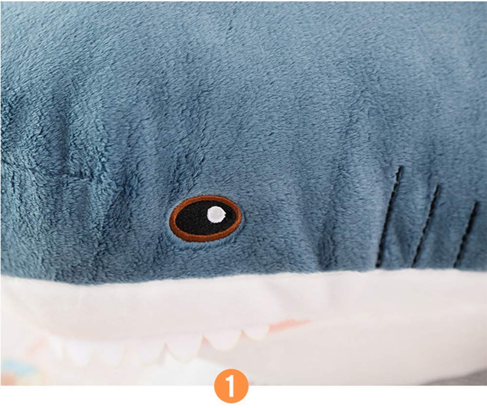 Shark Plush Toy, Extra Large, Fluffy Cotton, Body Pillow, Perfect Gift (80cm)