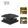 1-4PCS Solar Post Lamp 3000K/6000K Outdoor Garden Fence Pillar Head Light For Villa Gate Landscape Decoration IP65 Column Lamp