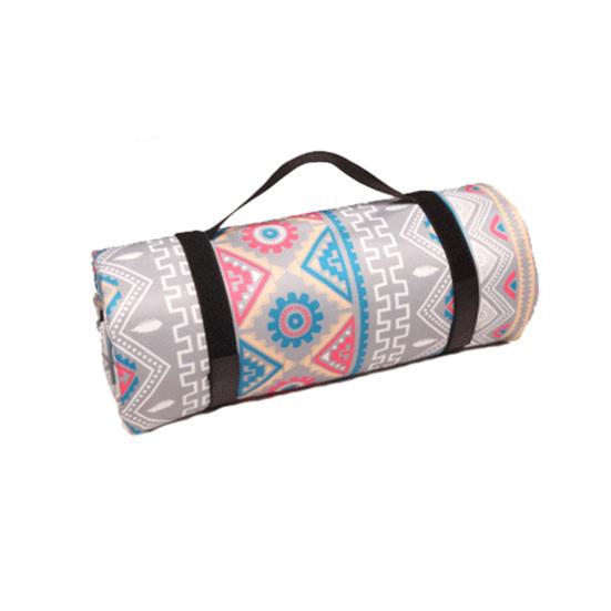 

Полезный с веревкой для хранения, грязеотталкивающий коврик для пикника, портативный водонепроницаемый пляжный спальный коврик, товары для улицы M серый