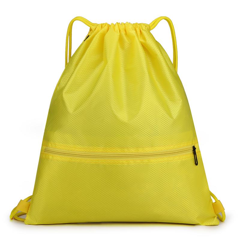 Unisex Waterproof Oxford Drawstring Sports Backpack for Basketball & Climbing