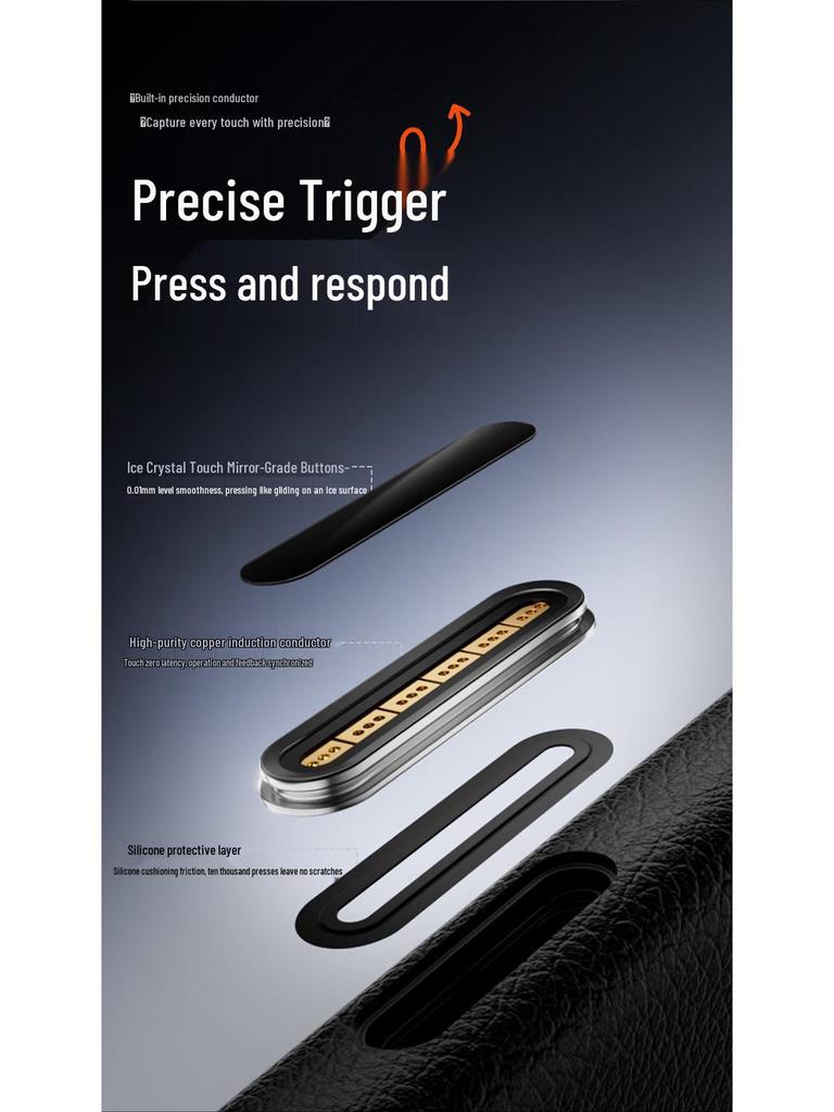 Elektrogeplateerde Echt Lederen Frosted Magnetische Hoes voor iPhone 17 Pro Max