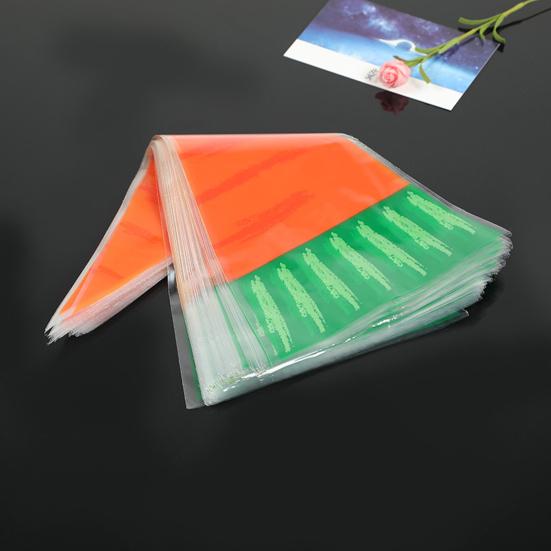 20/50/100Pcs Candy Bags Moisture-proof Cartoon Shape Plastic Cute Carrot Design Snack Popcorn Packing Bags for Bakery