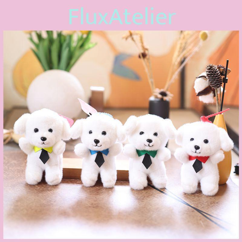 Adorable Dog Plush Toy With Pp Cotton Filling For Bags And Key Holders