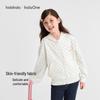 Balabala Girls' Casual Hooded Zip-Up Jacket