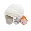 Winter warm knitted wool hat men's fleece thickened hat women's Korean version outdoor cycling ear protection headgear
