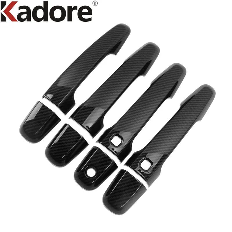 Car Side Door Handle Cover Trim For Mitsubishi Pajero/Montero/Shogun sport -  2024 2025 Carbon Fiber Accessories