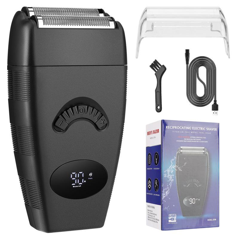 

New shaver net reciprocating shaver washable razor 2 in 1 sideburns hair clipper beard cutter