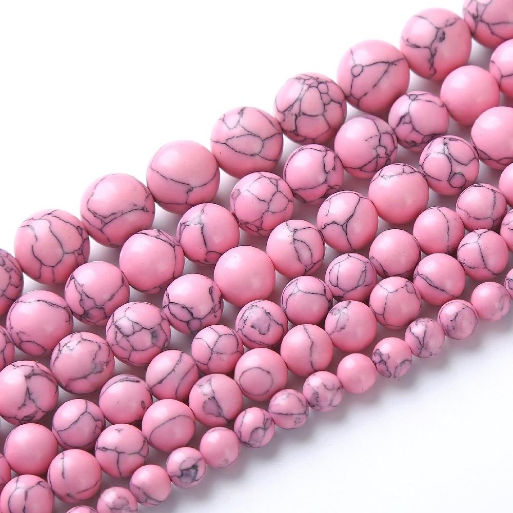 

Светло-розовый бирюзовый камень натуральные круглые бусины 15 нить гладкие свободные бусины-разделители 4/6/8/10/12 мм для изготовления ювелирных изделий DIY браслеты аксессуары Dia 8mm