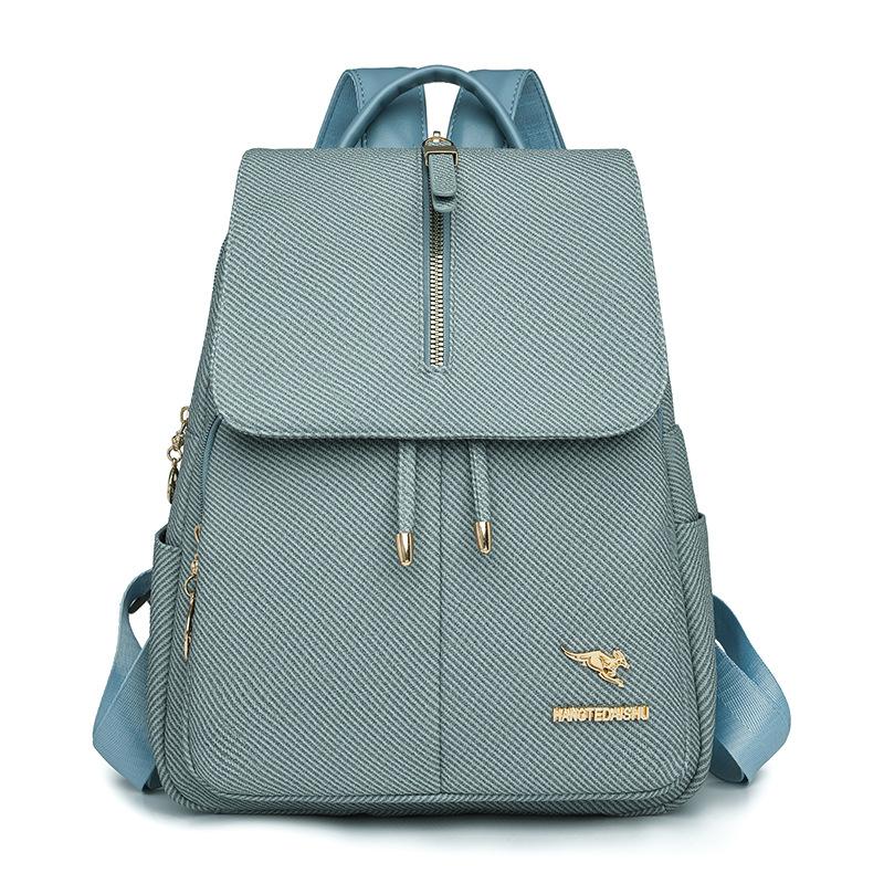 Двухлямочный рюкзак - Легкий, Водонепроницаемый, Большая вместимость, Туристический рюкзак, Школьная сумка для студентов, Сумка через плечо синий