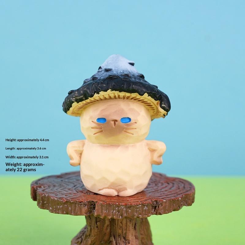 Neue Cartoon Fadcute Katze Pai Serie Harzfigur Ornament Premium-Textur Feiertags-Hausdekoration Modellspielzeug Überraschungsgeschenke