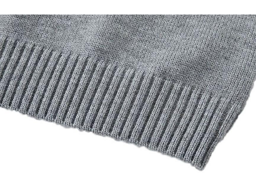 Men's Thick Woolen Hooded Pullover Sweater Coat - Solid Color for Autumn/Winter