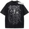 Final Fantasy X Yuna Vintage Washed Oversized TShirt Retro Streetwear Harajuku Style Unisex Couple Tee for All Seasons