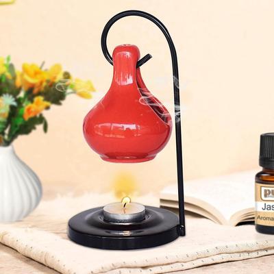 Ceramic Aroma Oil Diffuser Hanging, Red