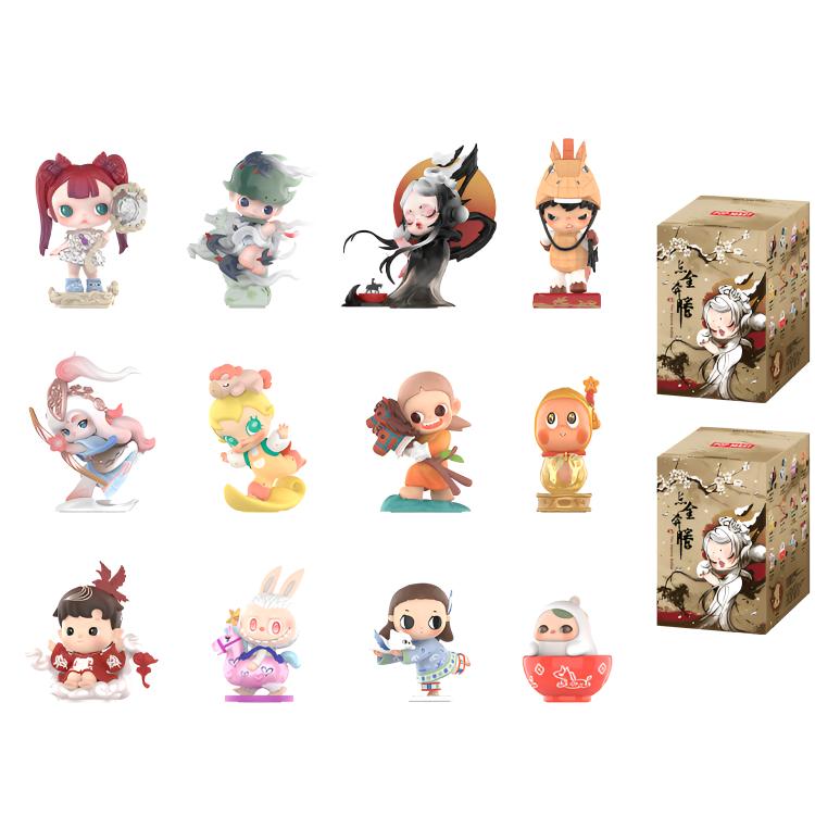 POP MART Point Gold Pentium Collection Figure Ornaments Mystery Boxes Single Mystery Box/Whole Box 12 Pcs PPMT-2601-0036