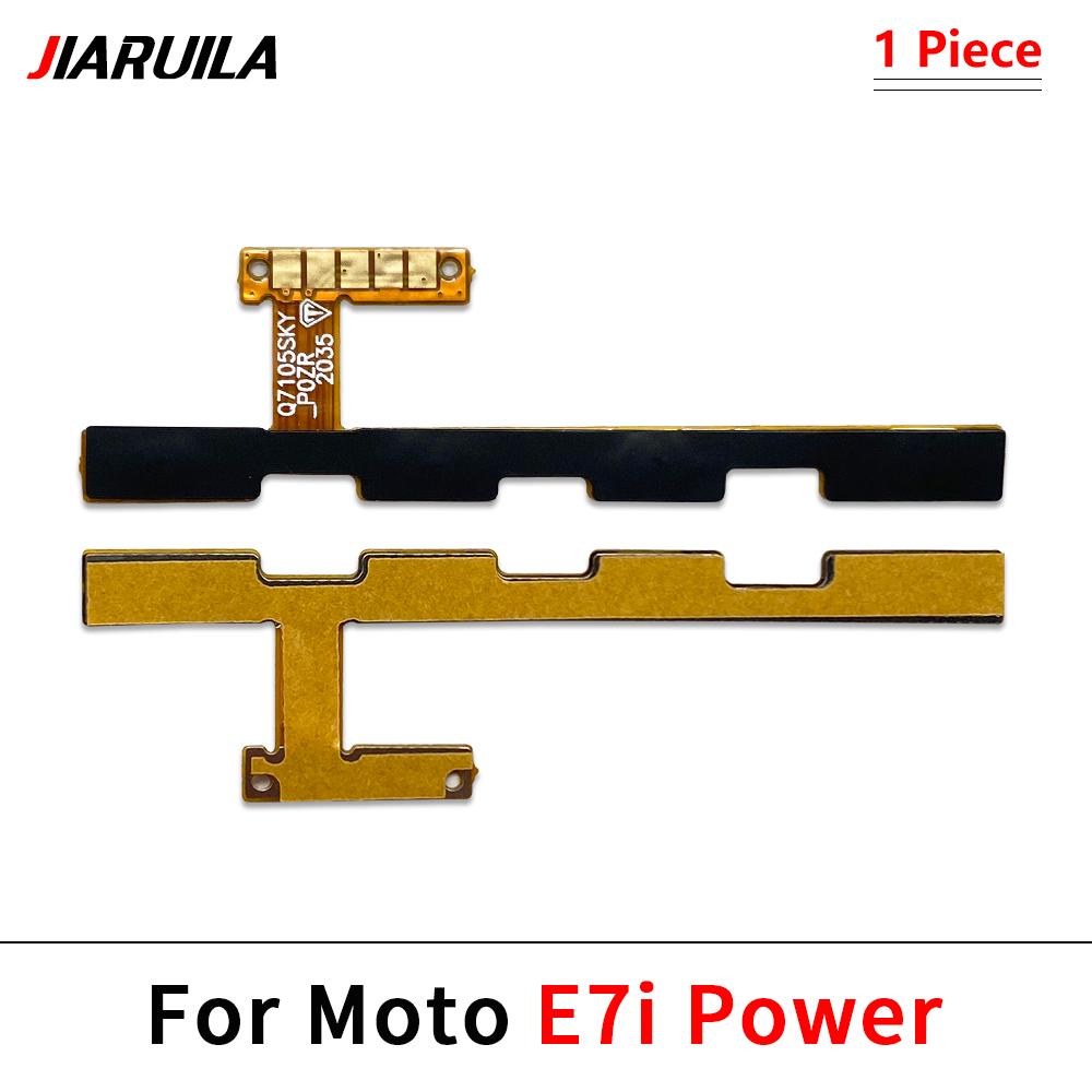 For Moto E11 E11 E11 E6s E7i E7 Power E6 Plus E11s E11I E7I Power ON OFF Mute Switch Control Key Volume Button Flex