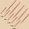 7/9/11/15/25MM Sada štětců na tužku na nehty Rukojeť štětec na kreslení štětců na kreslení čar Proužky Malování květinovým perem Manikúra na nehty