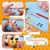 Fenrry Crochet Animal Kit Bee with Hook Yarn Set for Beginners Adults DIY Craft Supplies Step-by-Step Video Tutorials