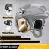 OPSMEN EARMOR M31H Tactical Headset Hearing Protection Suitable for Wendy Exfil Helmet Rails Military Noise Canceling Headphone