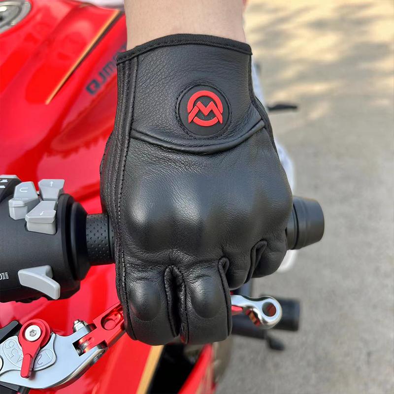 Motocyklové rukavice Závodní Pravá kůže Uhlík Cyklistika Motorka Silniční závodní tým Rukavice s dotykovou obrazovkou Pánské Dámské Letní Zimní