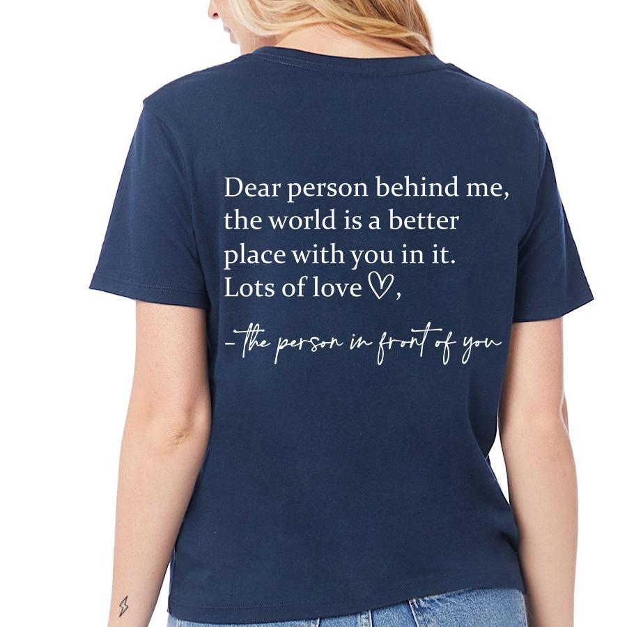 Женская футболка с круглым вырезом и надписью из хлопка с коротким рукавом 2XL жёлтый — фото 5