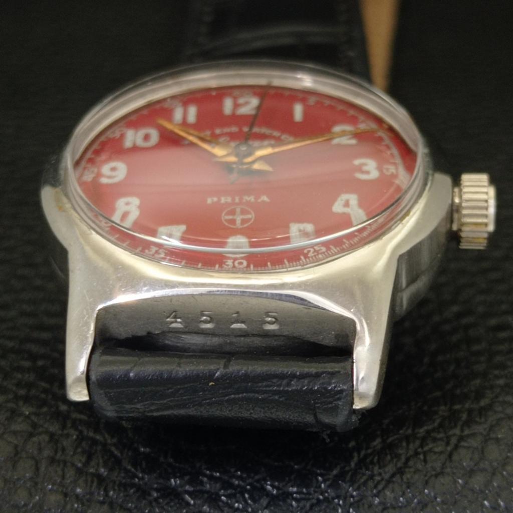 HAND-WINDING VINTAGE WEST END WATCH CO SWISS BOY RED DIAL WATCH a703798-1