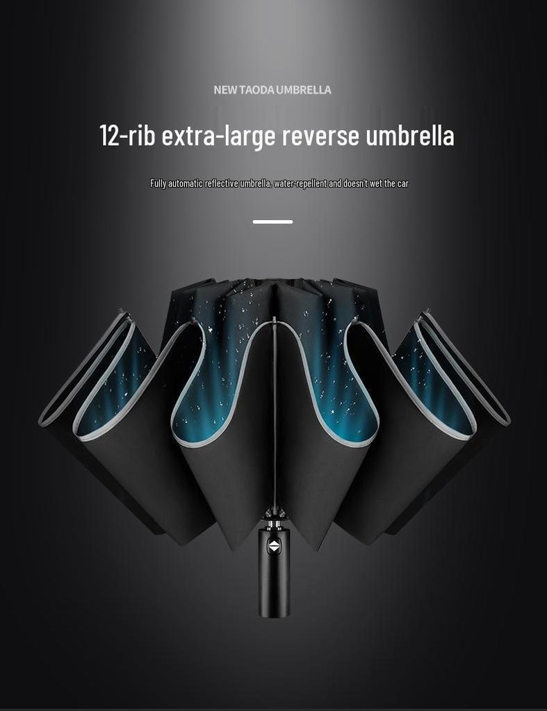Extra Large Portable UV Protection Automatic Umbrella for All-Weather Use