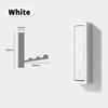 Folding Wall Hook Hidden Wall Mount Clothes Coat Rack Key Towel Bag Hanger Apartment Kitchen Bathroom Black Foldable Hook Organi