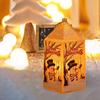 Christmas Lantern Night Light Lamp Battery Operated for Home Fireplace Decor