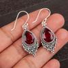 Pink Rubellite Gemstone 925 Sterling Silver Jewelry Handmade Women Earrings1.9" EE-85-9