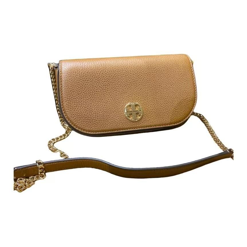 

Tory Burch Chelsea Metal Logo Chain Shoulder Strap Leather Crossbody Bag Women Bags Brown 153566-908 Basic Set (Bag+Dust Bag)