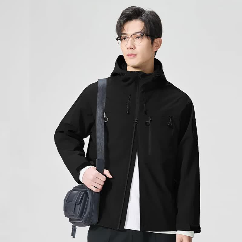 

Men s Outdoor Casual Hooded Jacket L