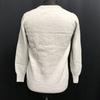 Italiaanse A.P.C. 100% Wol V-hals Trui Heren S Lichtgrijs cBH560(GEBRUIKT)