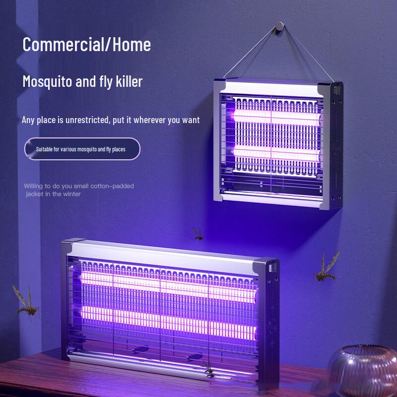 LCKRSZM Solar Mosquito and Fly Killer Lamp