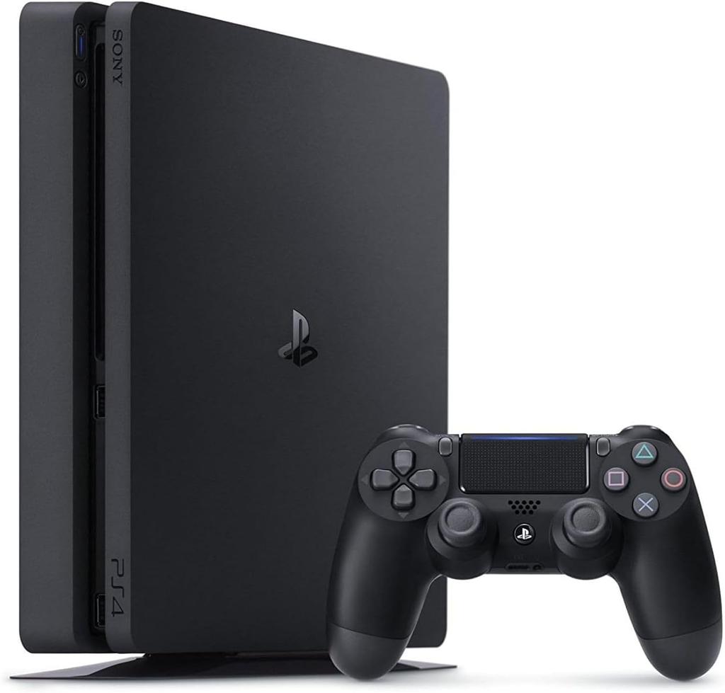 Generalüberholte SONY PlayStation 4 Jet Black 500GB PS4 Slim mit Garantie CUH-2100AB01 (Eingestellt) 180-Tage