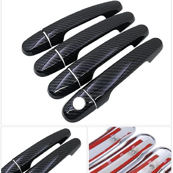 Carbon Fiber Door Handle Cover Catch Trim Car Accessories for Toyota Auris Corolla Blade E150 2006 2007 2008 2009 2010 2011 2012
