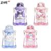 Cartoon Straw Water Cup Sanrio My Melody/Hello Kitty/Kuromi Leak-proof Children's Water Bottle Space Cup for Boys/Girls Gift