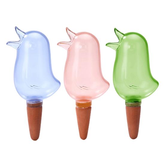 1/2/3/4Pcs Self-Watering Plant Bulbs Bird Design Slow Release Indoor Plant Automatic Watering System Plant Waterer Plant Watering Tool