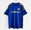 Maillot domicile bleu rétro Chelsea en gros N°. 9 Torres Non. 11 Drogba maillot de football classique pour adulte