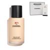 Fluid Foundation De Liquid Foundation Cosmetics Gift Present with Shopping Bag CHANEL N°1 #B10