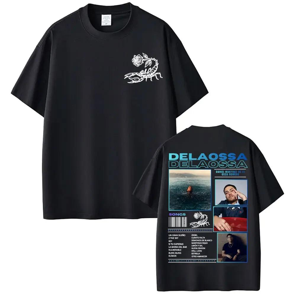 Rapper Delaossa Veneno 2026 New Album Tour TShirt Men Trendy Hip Hop Punk 100 Cotton Casual Oversized Women And Men Tshirt