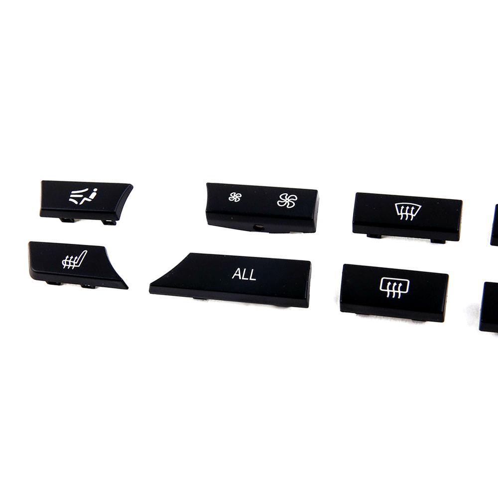 12 Button Key Caps AC Heater Switch Replacement for  BMW 5 6 7 F10 F01 F12 61319313923