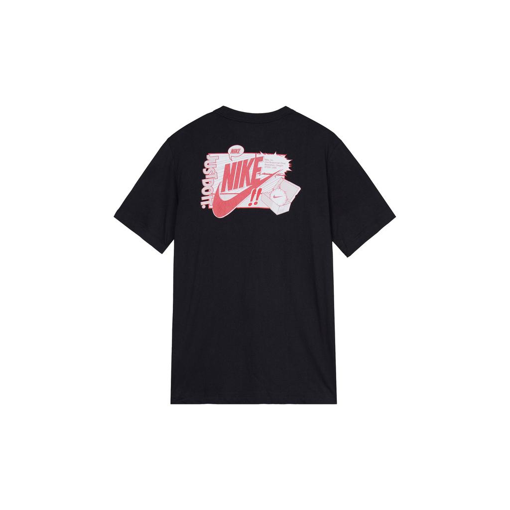 Nike NSW Alphabet Logo Shoebox Print Short Sleeve T-Shirt Men Tops Black CT6869-010