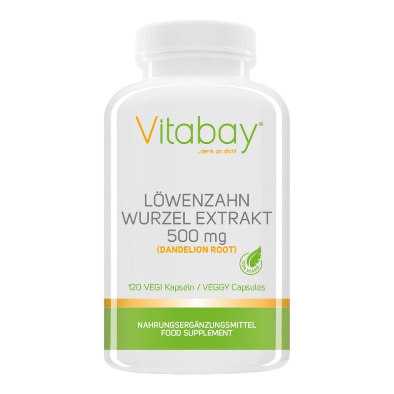 

Vitabay Dandelion Root Extract 500 mg 120 Capsules
