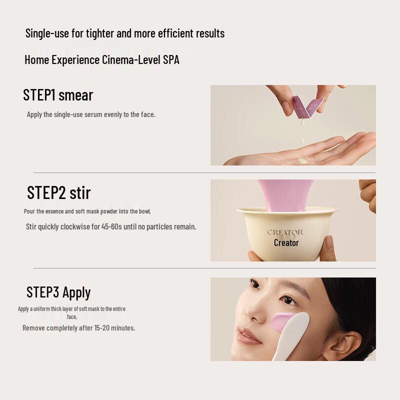 Creator Camellia Essence & Revitalizing Face Masks