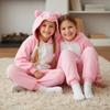 Piżama Onesie Kigurumi Kostium Przebranie Różowa Świnka Dzieci 95 - 105Cm