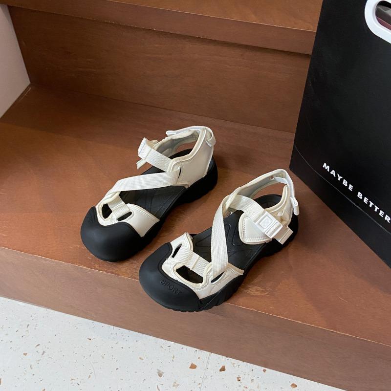 

Han Suxi s new outdoor creek sandals casual shoes beach sandals non-slip sneakers 35 белый