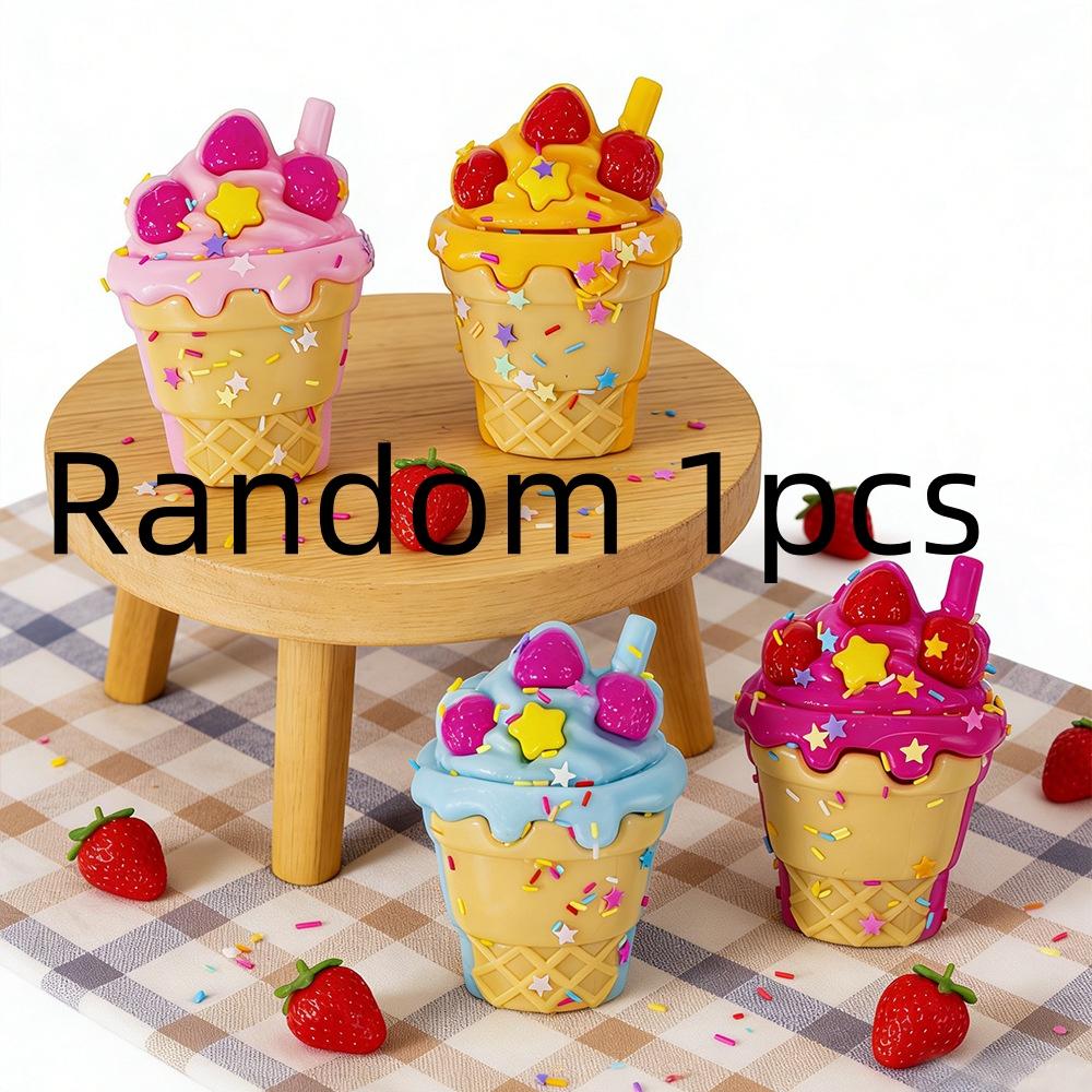 Strawberry Ice Cream Squishy Stress Relief Toy Cute Sweet Treat Squeeze Gift